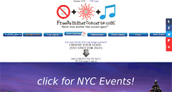 Desktop Screenshot of freesummerconcerts.com